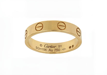 18ct Gold Cartier LOVE Ring