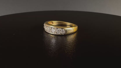 18ct Gold Diamond Ring – 0.35ct – I/SI